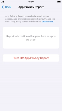 Press the Home key to return to the home screen.
