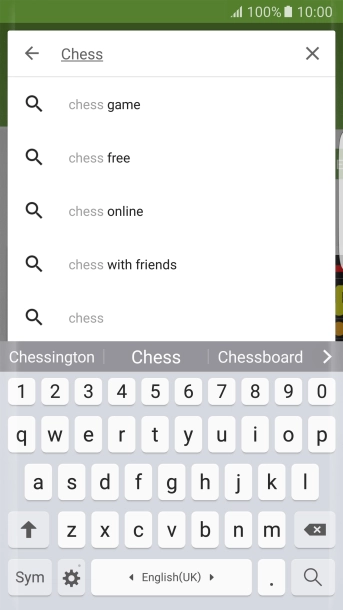 Key in the name or subject of the required app and press the search icon. Key in the name or subject of the required app and press the search icon.