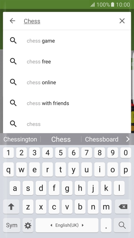 Key in the name or subject of the required app and press the search icon. Key in the name or subject of the required app and press the search icon.