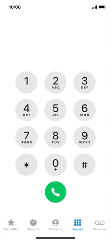 Press Keypad.