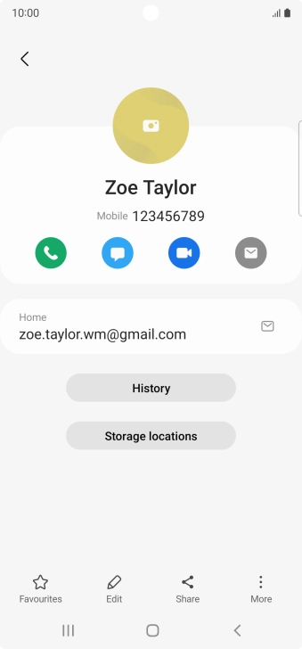Press the call icon. Press the call icon.
