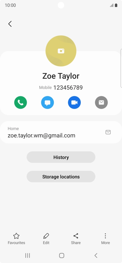 Press the call icon. Press the call icon.