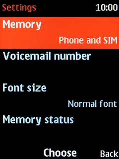 Select Voicemail number.