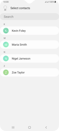 Press the field above 