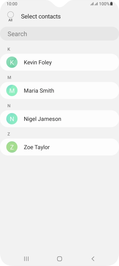 Press the field above 