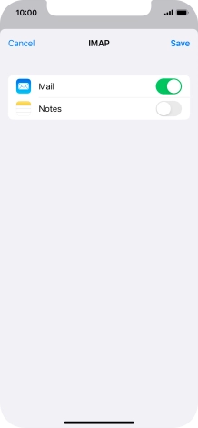 Press Save. Your email account has now been set up. To select more settings for incoming and outgoing server, proceed with the following steps.