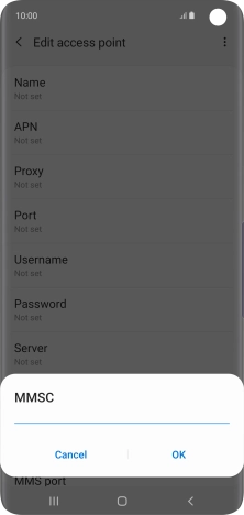 Key in http://www.vodafone.ie/mms and press OK.
