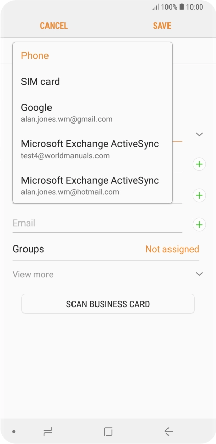 Press Phone. Press Phone.