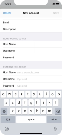 Press Host Name and key in mail.vodafone.ie. Press Host Name and key in mail.vodafone.ie.