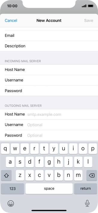Press Host Name and key in mail.vodafone.ie. Press Host Name and key in mail.vodafone.ie.