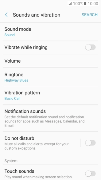 Press the Home key to return to the home screen.
