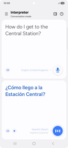 Follow the instructions on the screen to select the required language settings and use the function.
