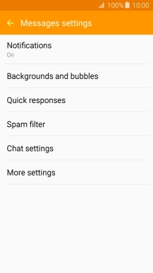 Press More settings.