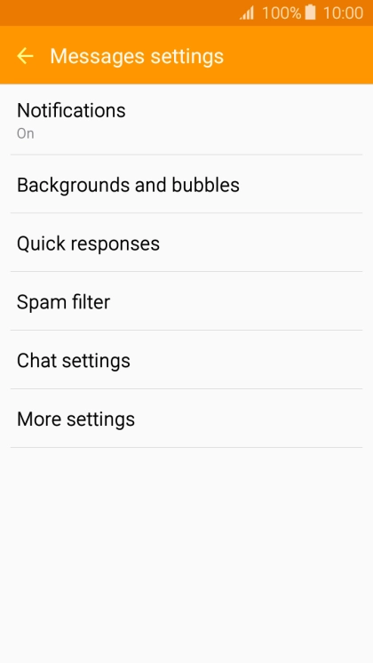 Press More settings.