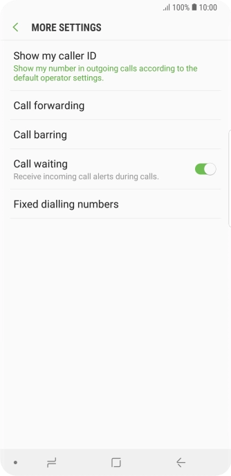 Press Fixed dialling numbers.