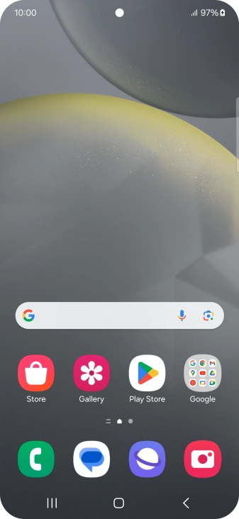 When the battery charging icon is displayed, the battery is charging.