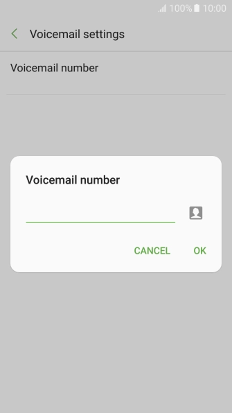Key in (prefix) 5 (your phone number) and press OK.