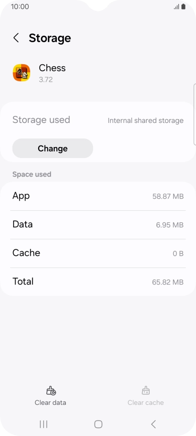 Press the Home key to return to the home screen.
