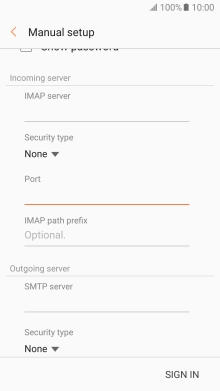 Press the field below 