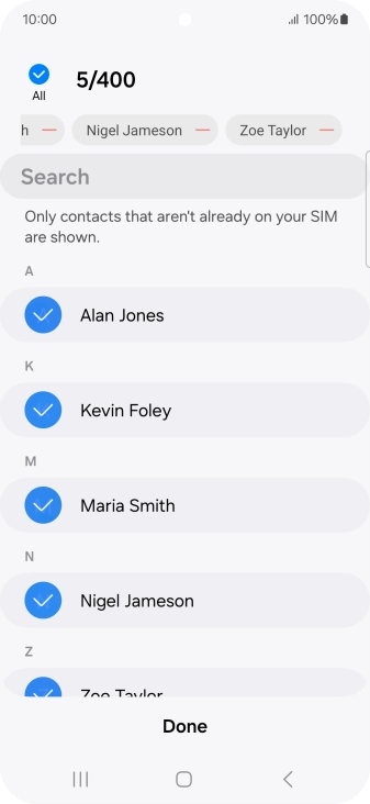 Press Done. Press Done.