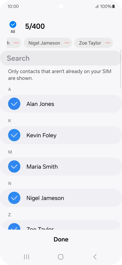 Press Done. Press Done.