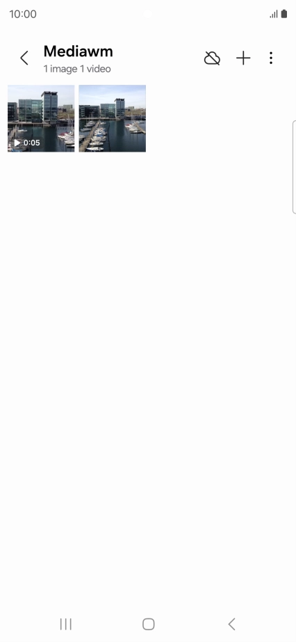 Press and hold any picture or video.