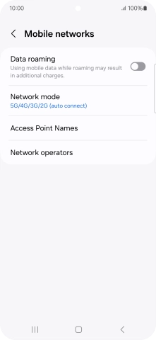 Press Access Point Names.