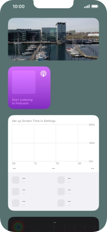 Press and hold the required Widget Stack. Press and hold the required Widget Stack.