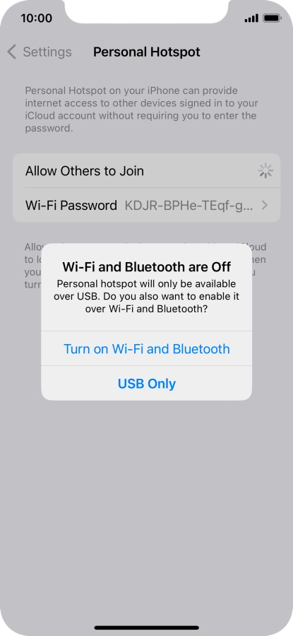If Wi-Fi is turned off, press Turn on Wi-Fi and Bluetooth. If Wi-Fi is turned off, press Turn on Wi-Fi and Bluetooth.