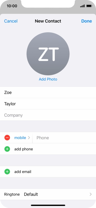 Press Phone and key in the required phone number.