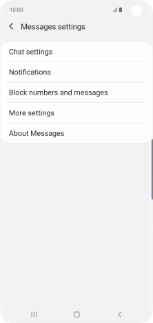Press More settings.