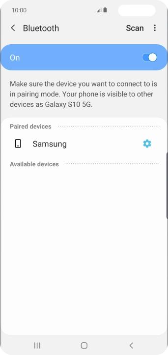 Press the Home key to return to the home screen.