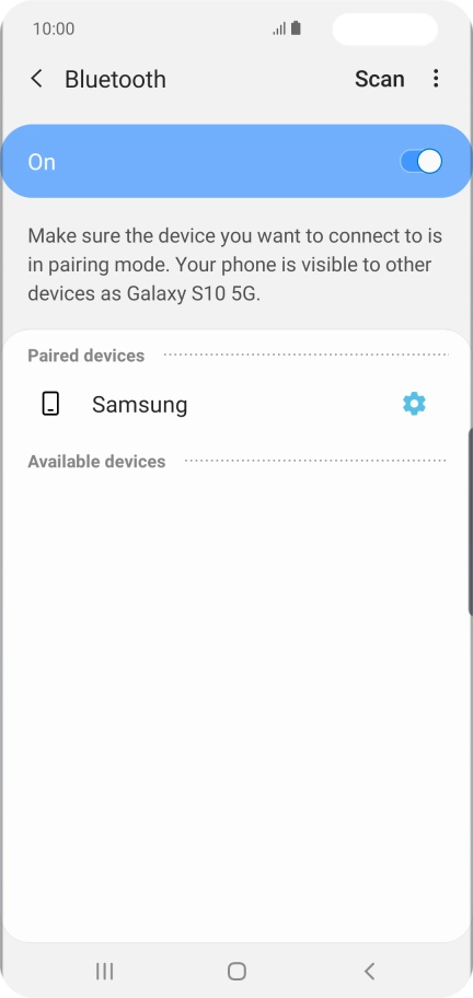 Press the Home key to return to the home screen.