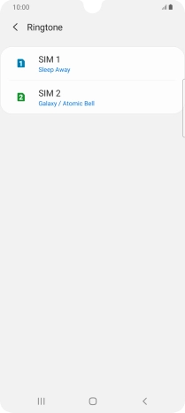Press the Home key to return to the home screen.