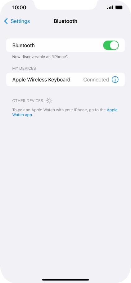 Slide your finger upwards starting from the bottom of the screen to return to the home screen.