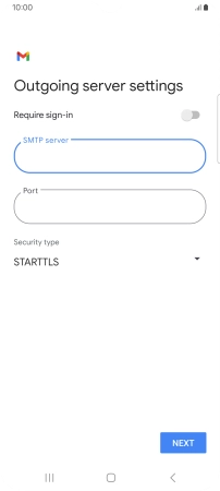 Press the field below 