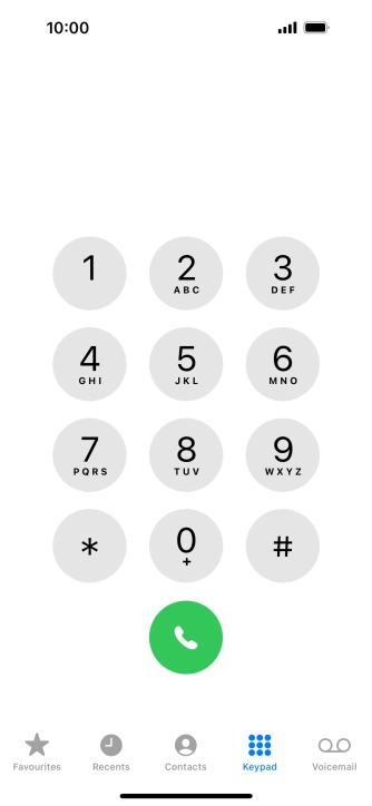 Press Keypad.