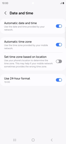 Press the Home key to return to the home screen.