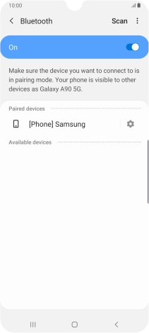 Press the Home key to return to the home screen.