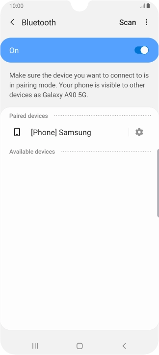 Press the Home key to return to the home screen.