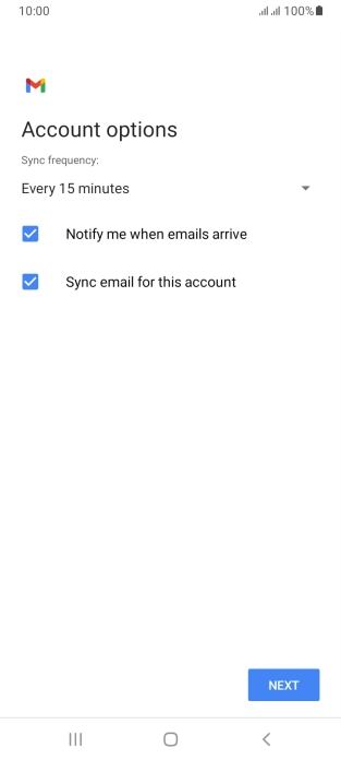 Press the drop down list below 