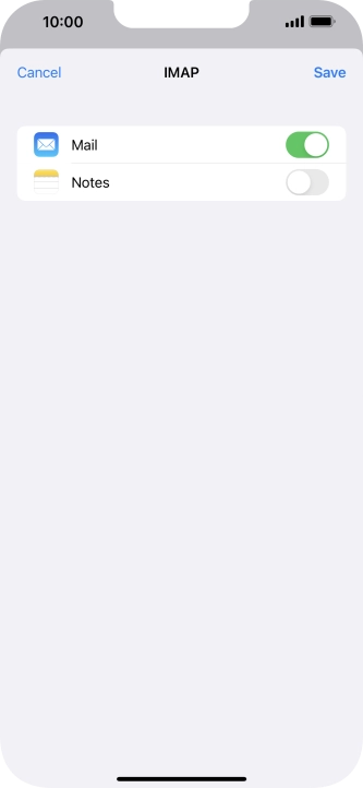 Press Save. Your email account has now been set up. To select more settings for incoming and outgoing server, proceed with the following steps.