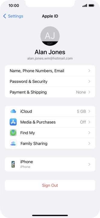 Slide your finger upwards starting from the bottom of the screen to return to the home screen.