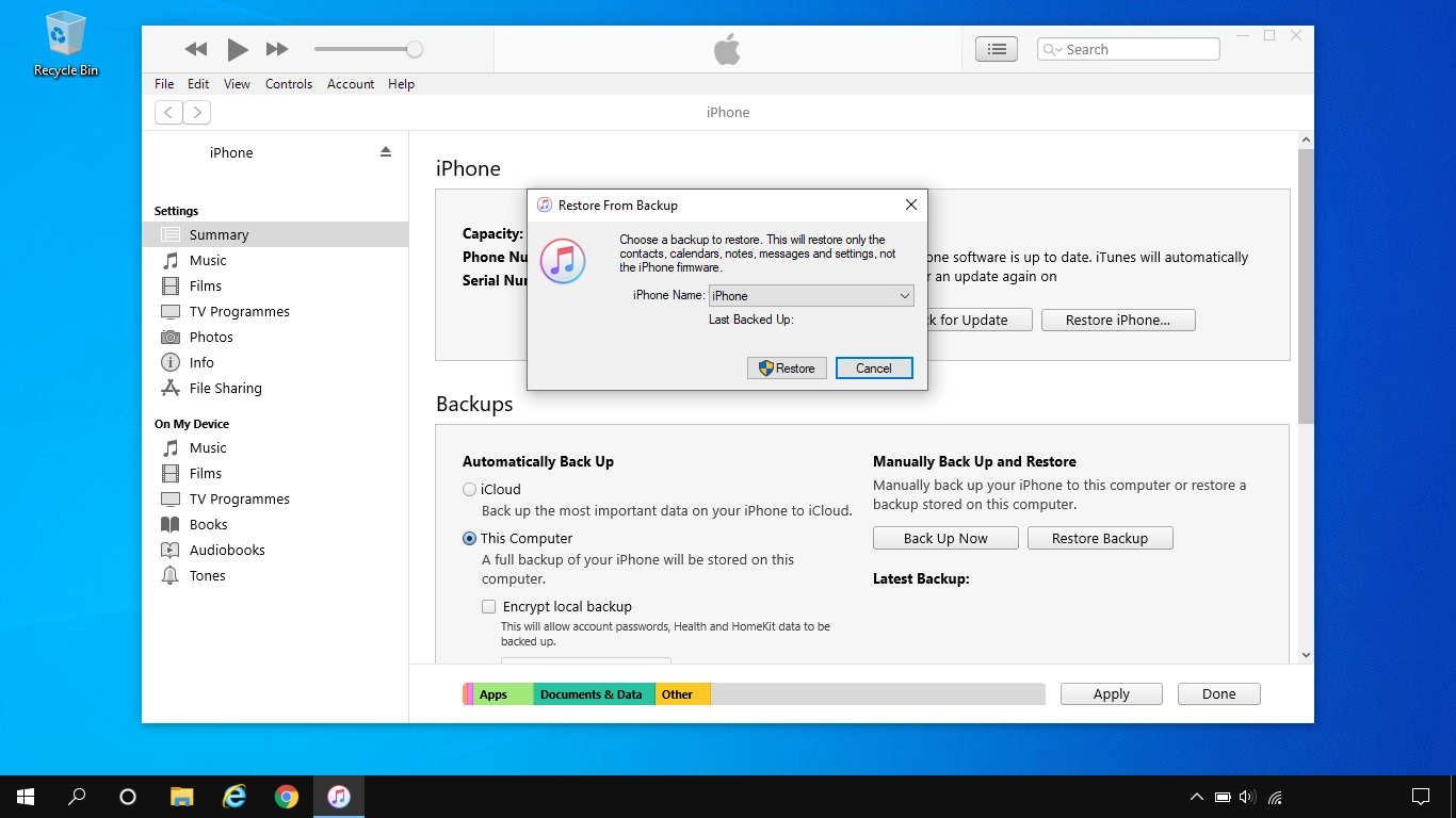 Click the drop down list next to 
