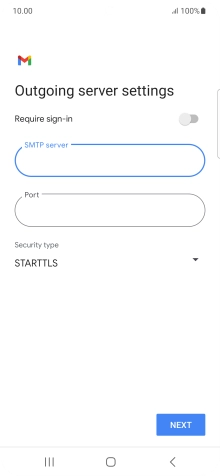 Press the field below 