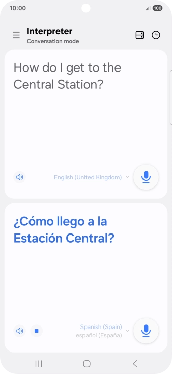 Follow the instructions on the screen to select the required language settings and use the function.