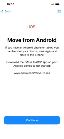 To transfer content to your phone, you need to install the app 
