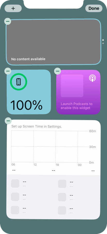Press the add icon.