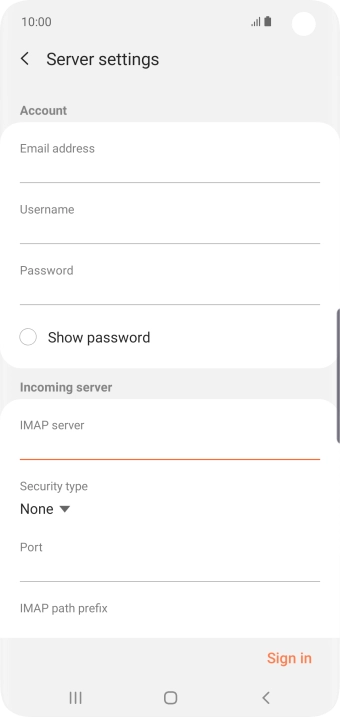 Press the drop down list below 