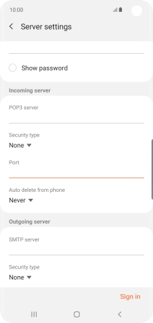 Press the drop down list below 